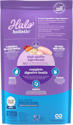 Halo Holistic Dry Cat Food Sensitive Stomach Formula Packaging