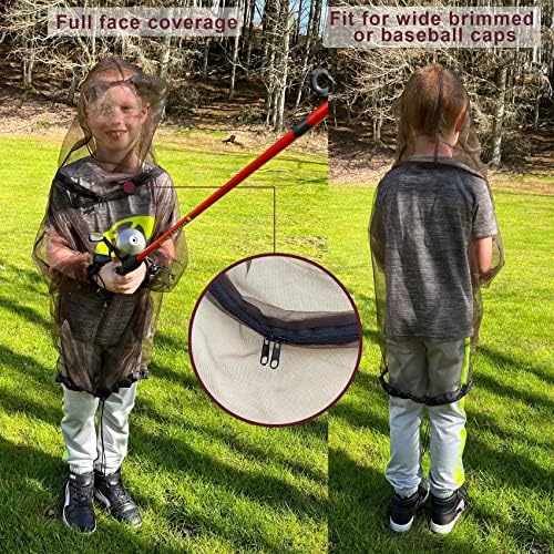 Rear view of Aventik breathable mesh outdoor gear for youth