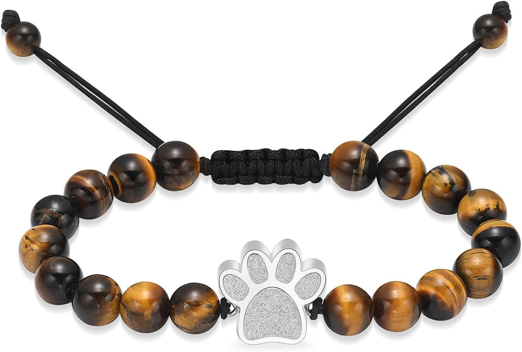 constantlife Cremation Bracelet for Pets Ashes - Dog Paw Pendant Bangle Stainless Steel Memorial Urn Jewelry - Image 10