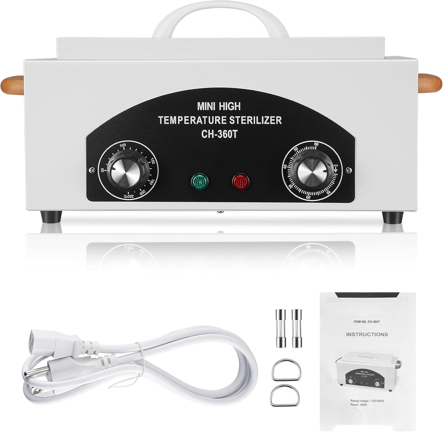 Soiiw CH-360T high temperature sterilizer front view for metal tools