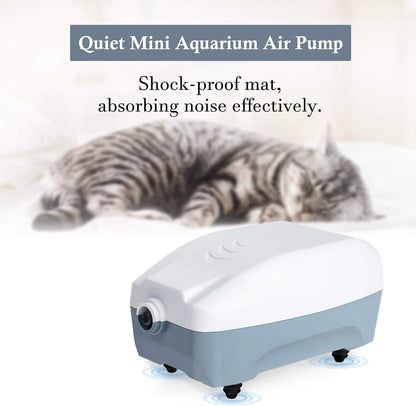 Hitop pump installed in a small fish tank