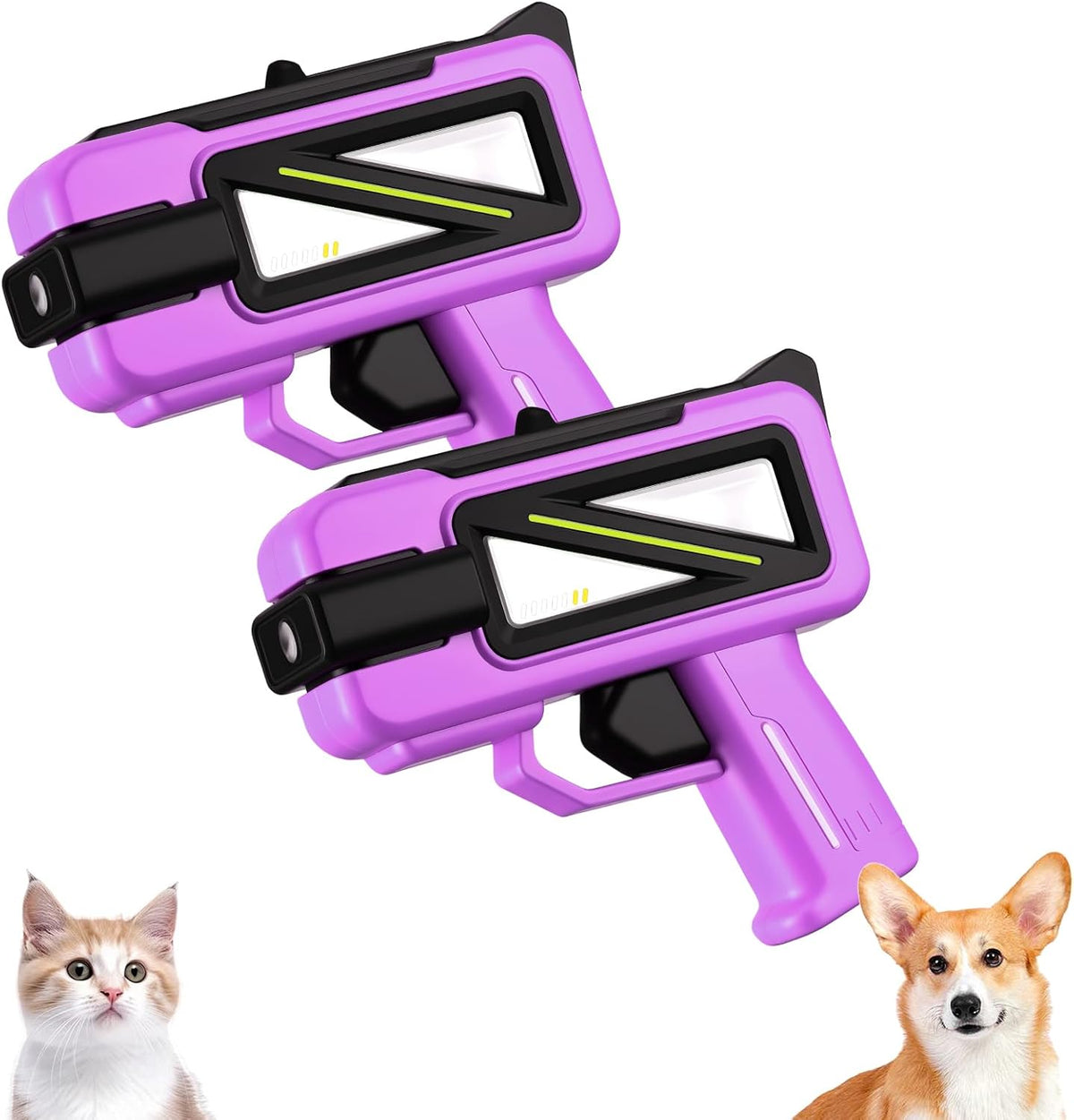 Geelin 2 Pack Squirt Spray for Cats Dogs Training Squirt for Cats Deterrent Water Spray Pistols for Dogs Pets Training(Square Style,Blue Black) - Image 10