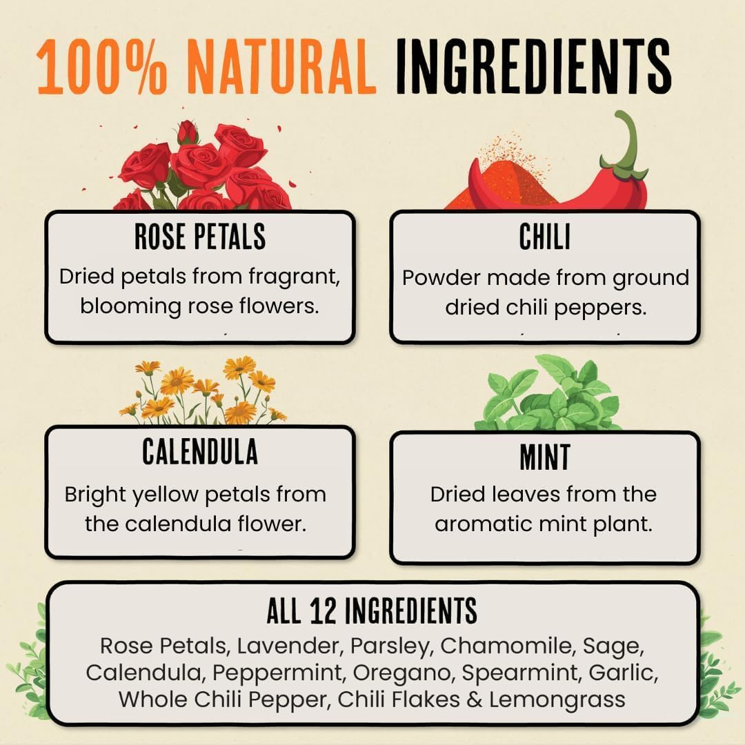 Roosty's Chicken Nesting Herbs Chili Mix, Coop Refresher, 16oz - Image 6