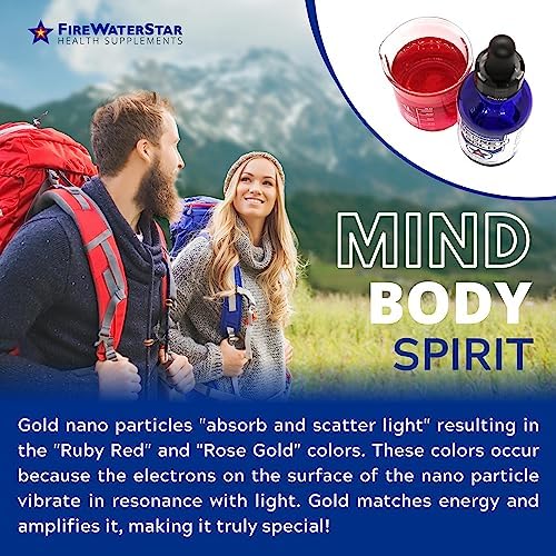 Firewaterstar Colloidal Gold Liquid Drops packaging