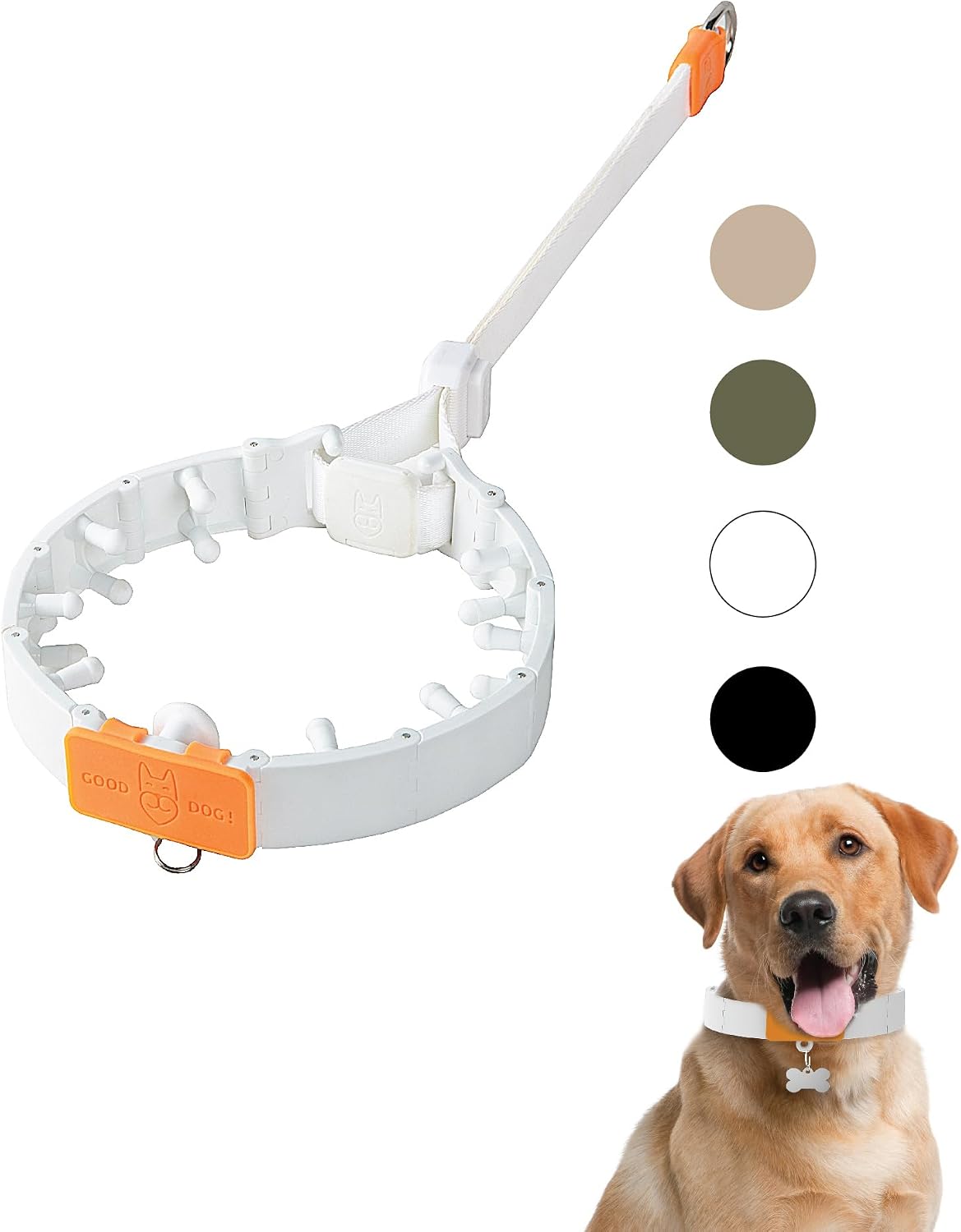 SVD.PET Dog Prong Collar for No-Pull Training, Quick-Release Buckle Adjustable Pinch Collar for Small Dogs (Black, Small Size, Suitable Neck Girth 7"-10") - Image 9