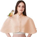 ZYPHOLIE parrot anti-scratch shoulder protector front view in light yellow large
