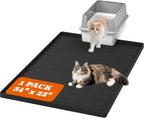 Flexible premium feline paw friendly floor mat for indoor cats