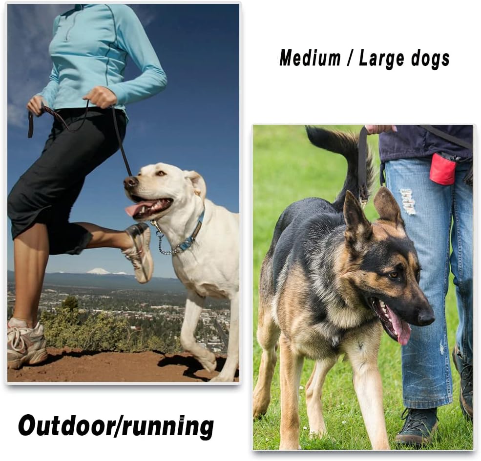 LWBMG 6ft leather dog training lead displaying the solid brass 360 degree rotating hook.