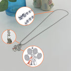 Hypoallergenic pet jewelry set displaying both chain styles side by side.