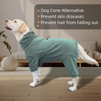 KOOGAL breathable green dog jammies close up texture