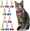 Delorigin golden alloy spiral cage pet collar charm front view