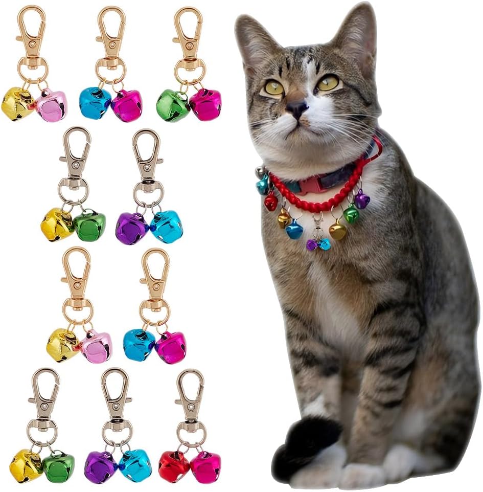Delorigin golden alloy spiral cage pet collar charm front view