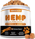 Allyeah dog calming supplement product view highlighting imported quality for pet wellness.