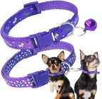 Red Breakaway Cat Collar with Bells, 2 Pack Kitten Collar with Bells, Break Away Cat Collar for Girl Cats Female Kitty - Image 11