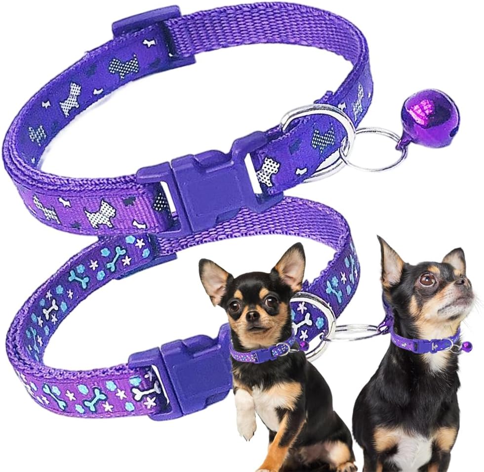 Red Breakaway Cat Collar with Bells, 2 Pack Kitten Collar with Bells, Break Away Cat Collar for Girl Cats Female Kitty - Image 11