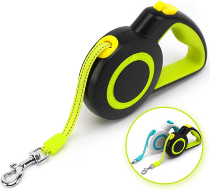 enrgticdg 16Ft Retractable Dog Leash,Light Weight Leash for Small to Medium Dogs/Cats Up to 50lbs,Stainless Steel Spring Strong Nylon Tape, Tangle Free, One-Handed Brake.(Black) - Image 10