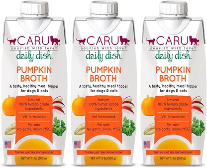 Caru - Daily Dish Chicken Bone Broth - Meal Topper for Dogs & Cats - Supports Overall Pet Health - Pour-Over Broth for Wet/Dry Food - Human Grade Ingredients - Non-GMO - Made in USA - 17.6 oz - 1 Pack - Image 11