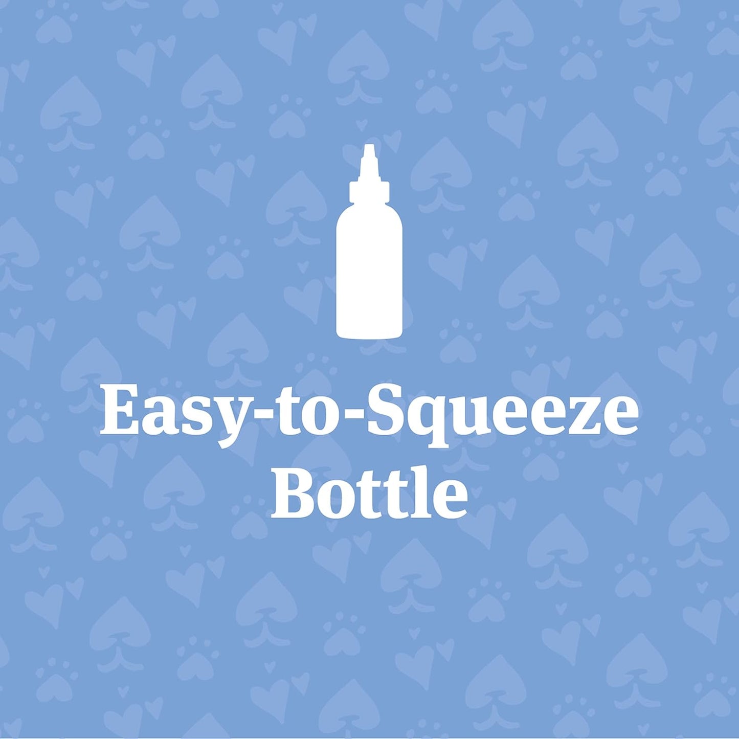 PetArmor ear rinse bottle held in hand for scale