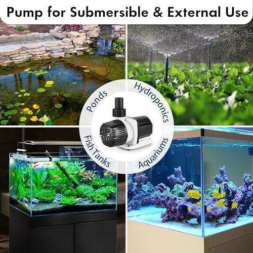 Orlushy freshwater and saltwater aquarium pump lifestyle view