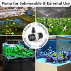 Orlushy freshwater and saltwater aquarium pump lifestyle view