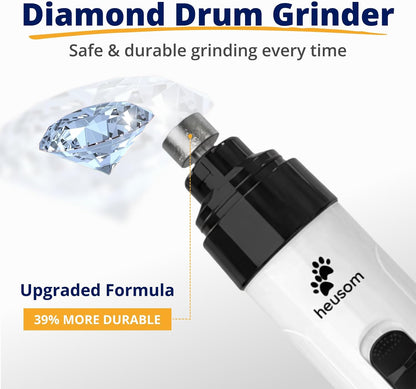 Close up of Heusom diamond-coated nail grinder replacement head