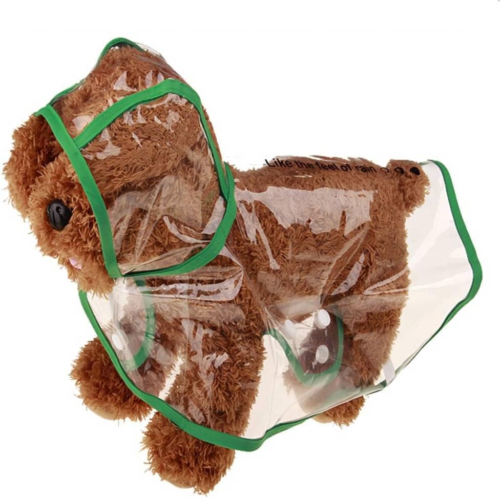 Pet Raincoat,Small Dog Waterproof Puppy Raincoat Coat Transparent Pet Dog Rainwear Clothes for Small Dogs Cats (S, Pink) - Image 14