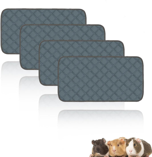 Mooydee 4 pack guinea pig cage liners front view
