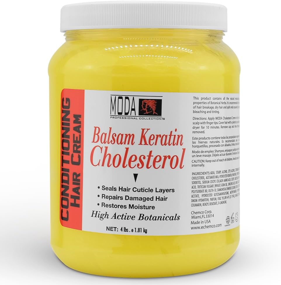Moda Professional Balsam Keratin Cholesterol Hair Cream front view container