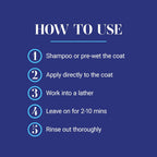 Authentic USA sourced pet care shampoo bottle packaging