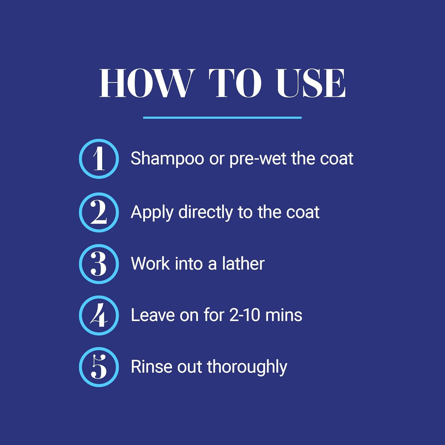 White on White treatment shampoo for all coat colors bottle