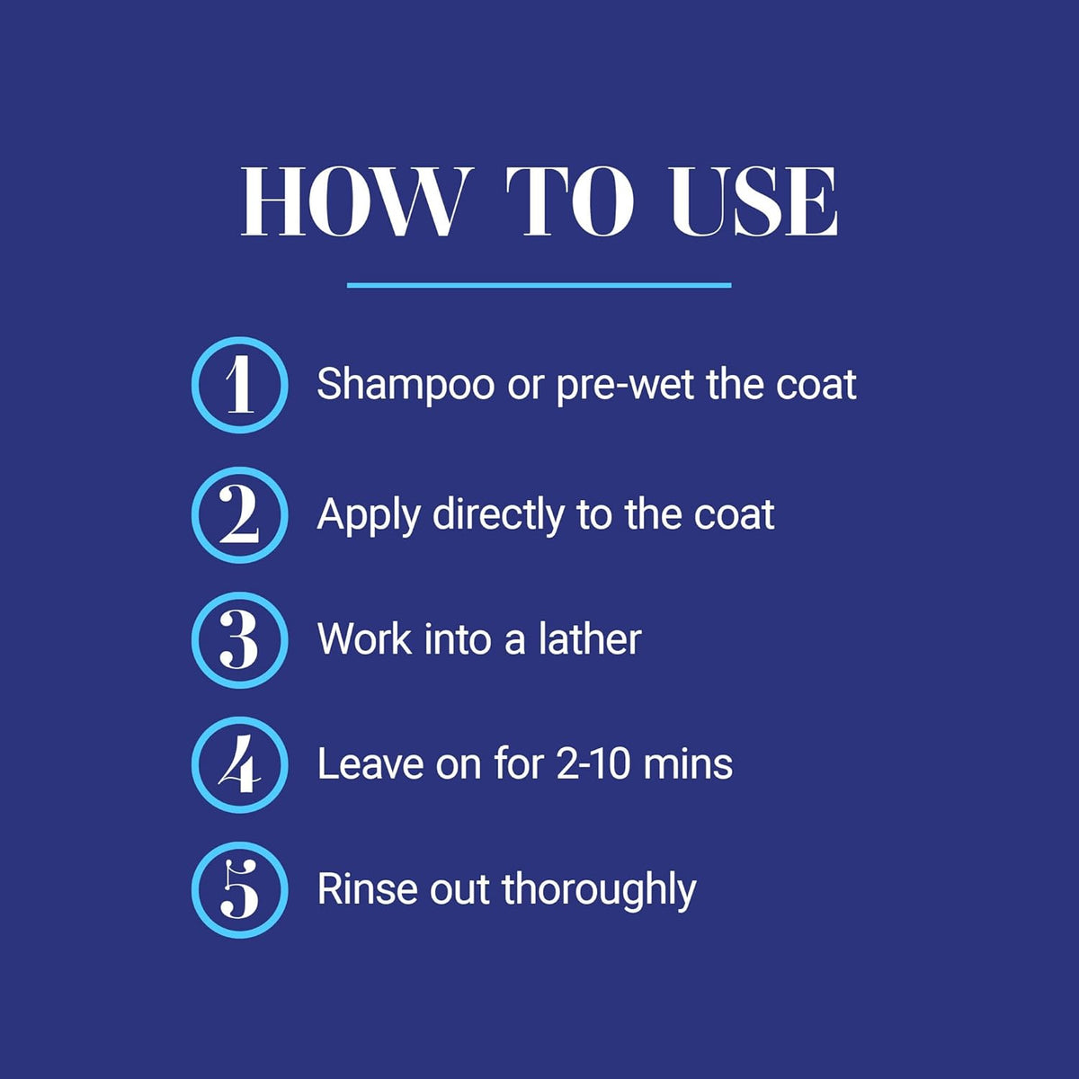 Authentic USA sourced pet care shampoo bottle packaging
