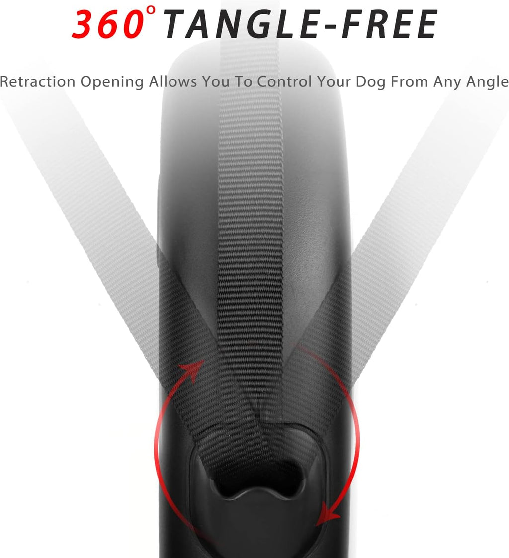 Extended 16 foot nylon tape of pet leash