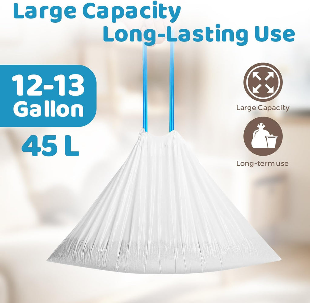 Ginkgo waste bags fitting perfectly inside an automatic litter box drawer
