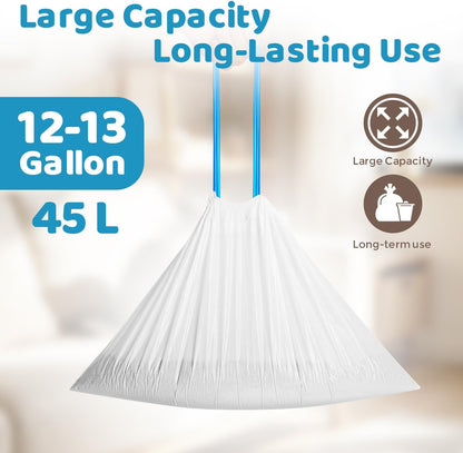 Ginkgo waste bags fitting perfectly inside an automatic litter box drawer