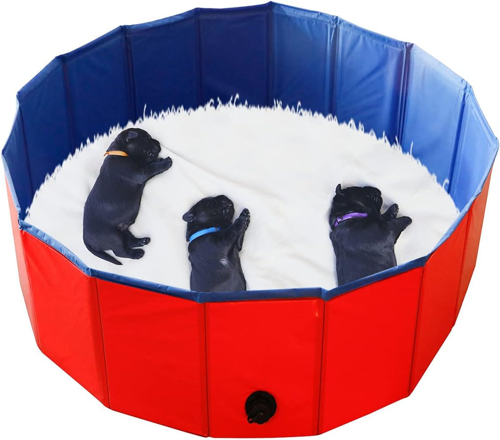 Artilife Whelping Pen for Dogs,Whelping Box for Dogs and Puppies,Dog Birth Supplies,Portable Whelping Pool Whelping Box,Foldable Dog Bath Pool (63inch Dia.x12inch H(160x30cm)) - Image 11