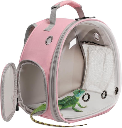 Small Animal Travel Carrier with Absorbent Pad Set, Pee Pad with Leak-Proof Quick-Dry Design for Guinea Pig,Portable Bearded Dragon Bag for Sugar Glider,Hedgehog,Rat,Bunny,Rat - Image 14