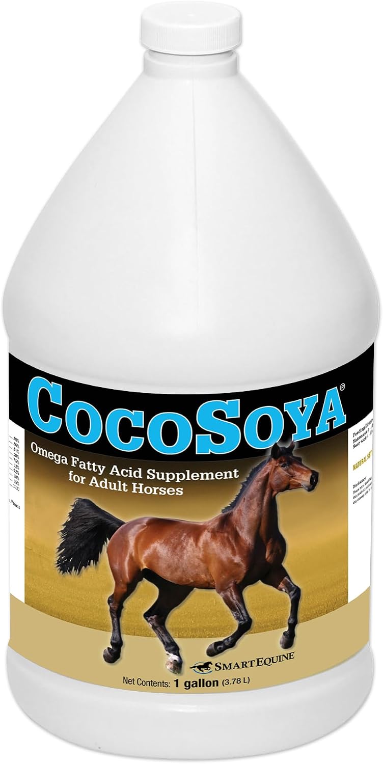 SmartEquine CocoSoya Oil 1 Gallon front view showing brand label