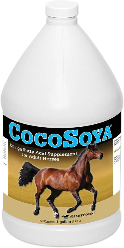 SmartEquine CocoSoya Oil 1 Gallon front view showing brand label