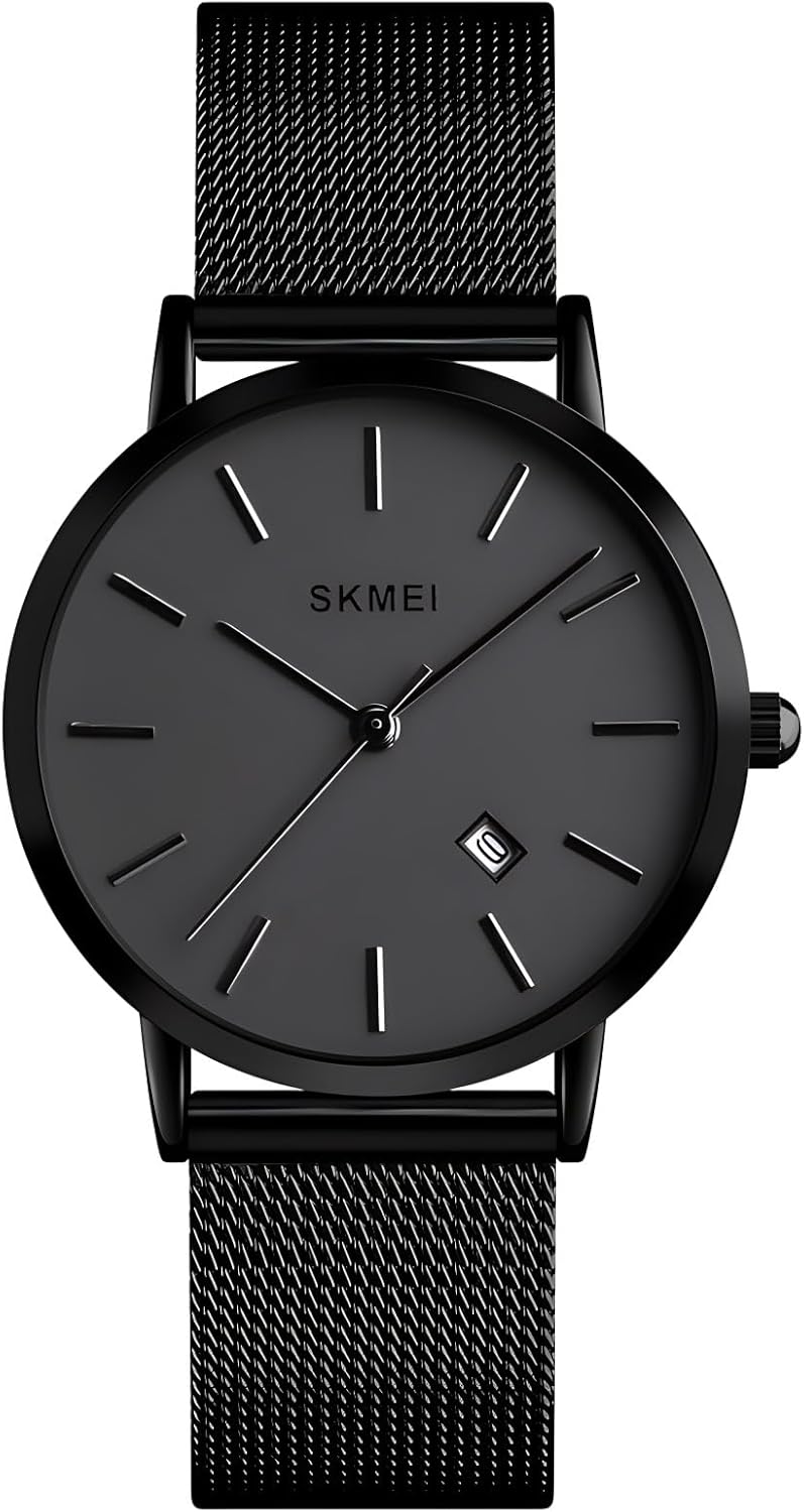 Women's Quartz Watches Ultra-Thin Gorgeous Simple Petite Wrist Watches Small Dial Mesh Steel Bracelet - Image 9