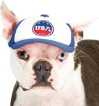 USA Collection, PupLid Trucker Hats for Dogs (Large) Premium Stylish Sun Protection for The Modern Dog - Adjustable for Secure Comfortable Fit on Active Dogs (Blue, Eagle) - Image 10