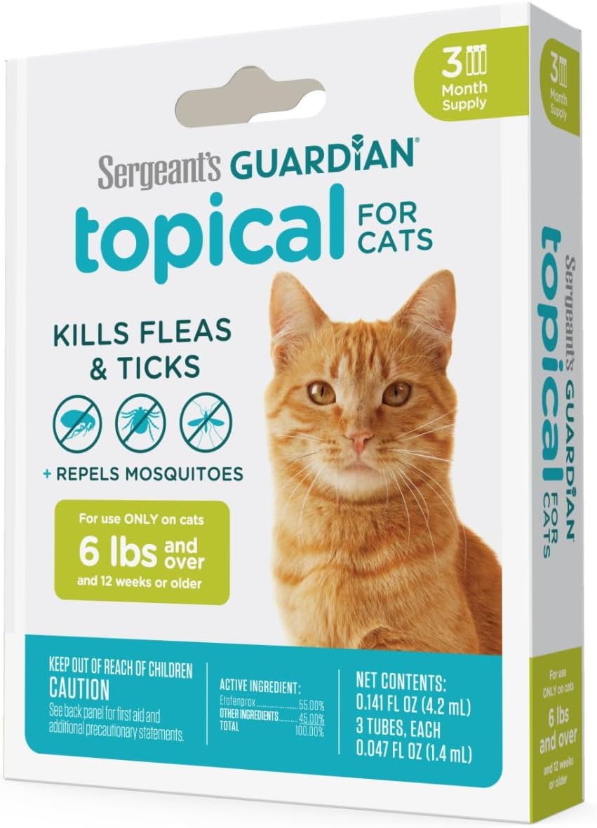 Sergeant's Guardian Flea & Tick Cat Collar, 1 Count - Image 14