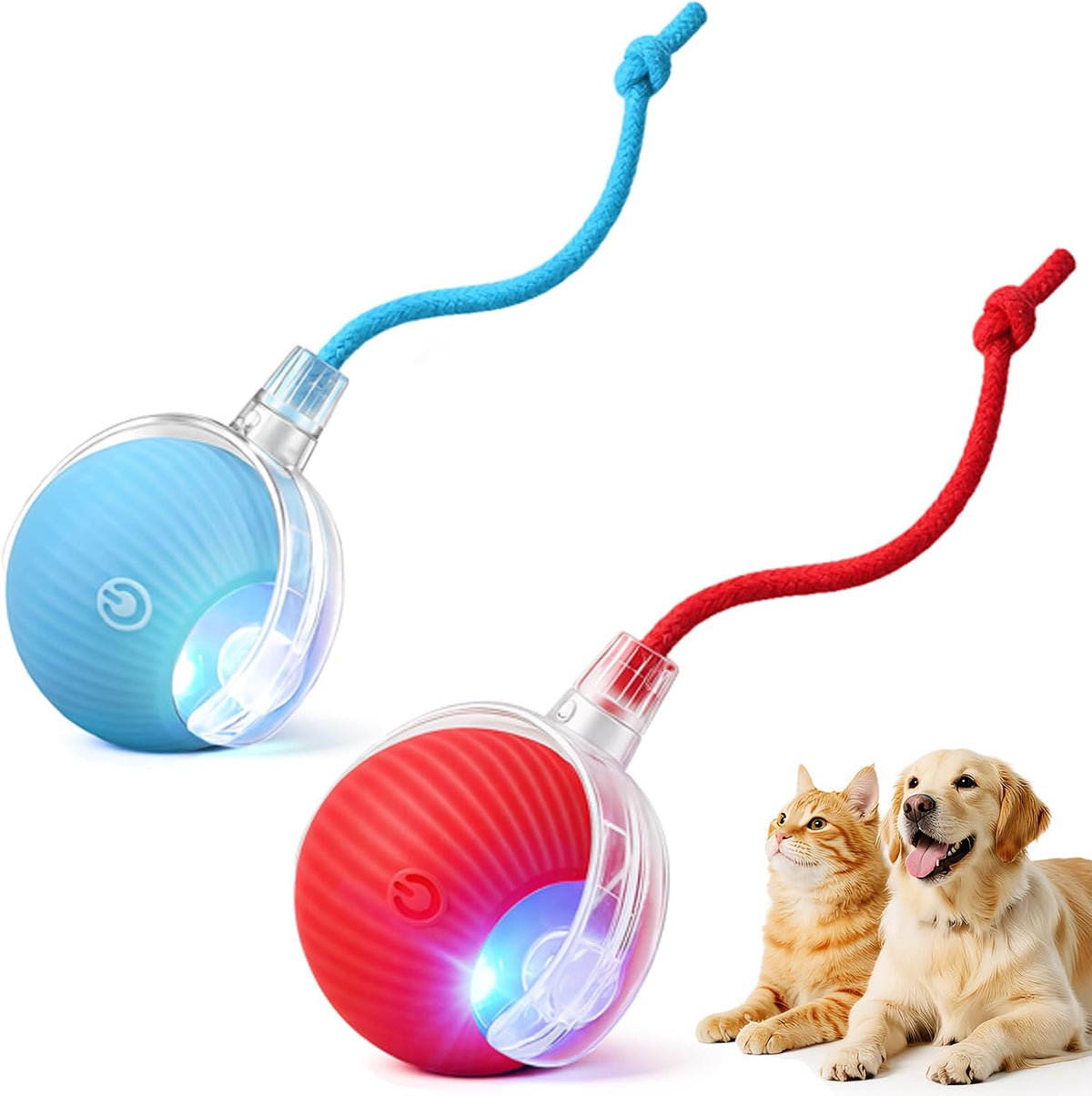 Interactive Automatic Rolling Electronic Stimulation Chase Ball Cat Dog Toy - Image 9