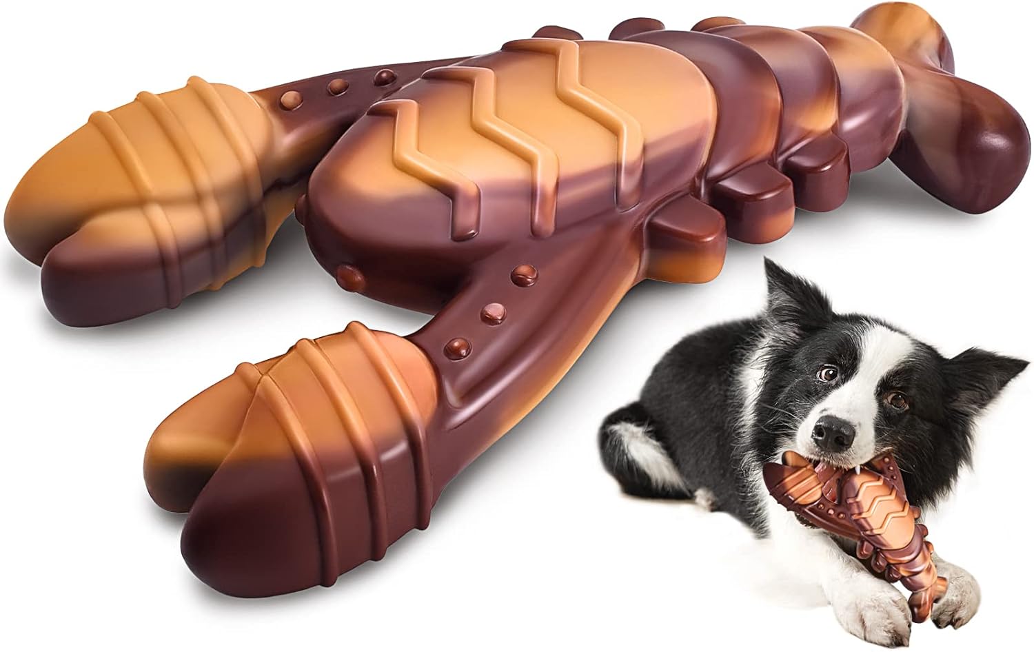 NEZIN Dog Toys for Aggressive Chewers, Indestructible Toys for Large Dogs, Dog Chew for Large Medium Small Breed, 3 Pack Super Chewer with Tough Nylon, Gift for Dogs - Image 9