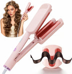 Chikyo 3 Barrel Rovy Wave Curling Iron front view
