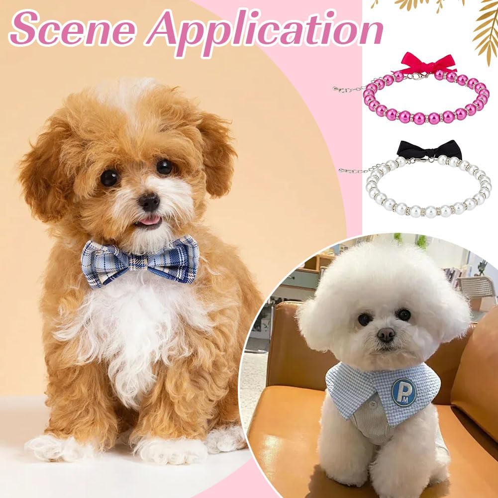 Premium PAIDEFUL decorative kitten and puppy costume jewelry set with secure adjustable closures