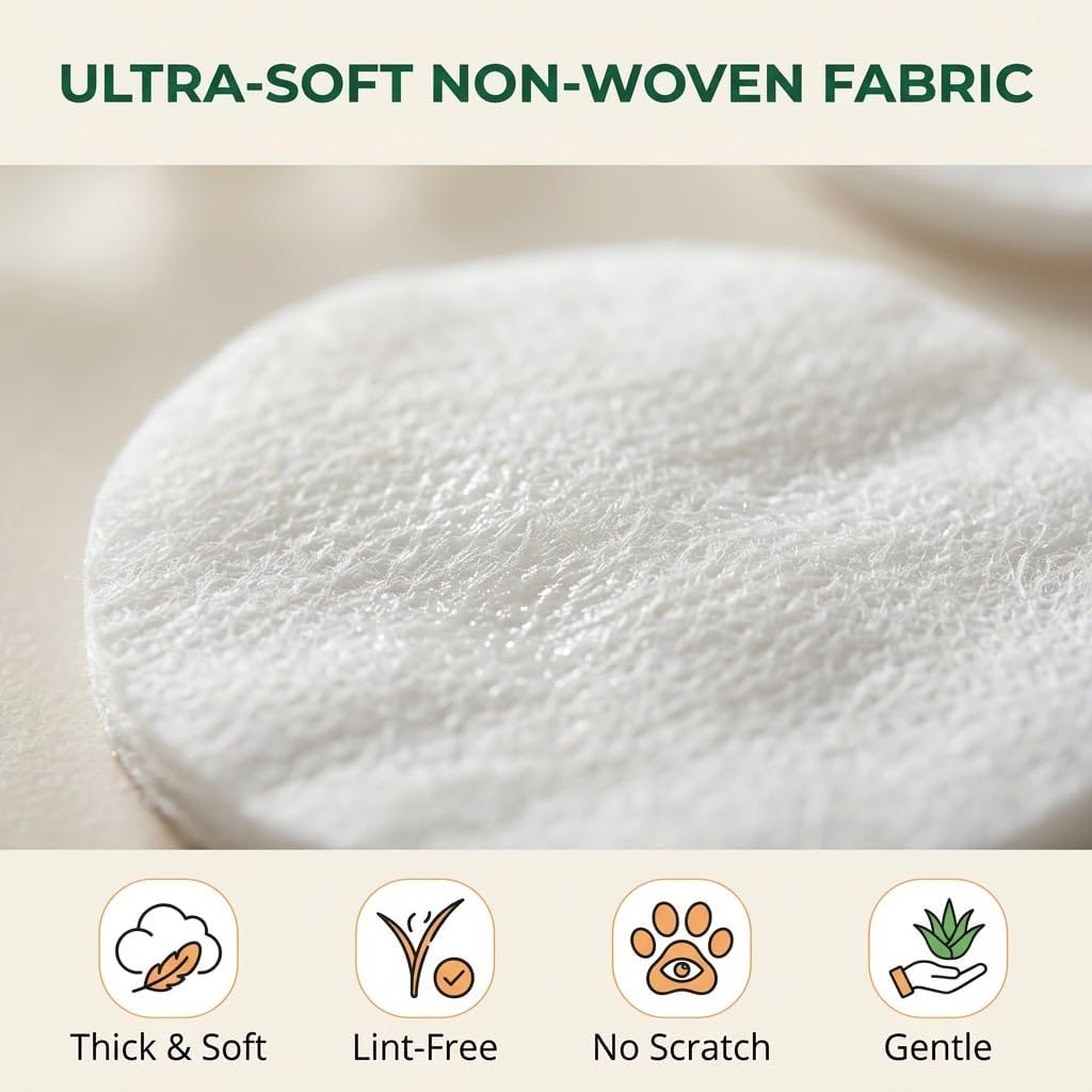 Alcohol free cat tear stain wipes packaging highlighting pH balanced formula.