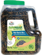 Manna Pro Farmhouse Favorites Critter Combo Crunch Bug Jug - Engaging Poultry Treat - Blend of Black Solider Fly Larvae, Mealworms & Shrimp - Great Source of Protein - Encourages Foraging - 25oz - Image 9