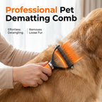 Packaging of durable pet fur remover comb