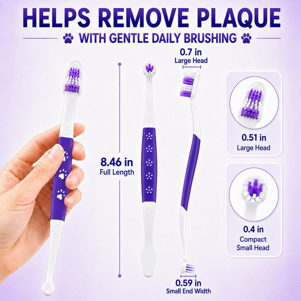 Vvhomife ergonomic dog toothbrush handle grip