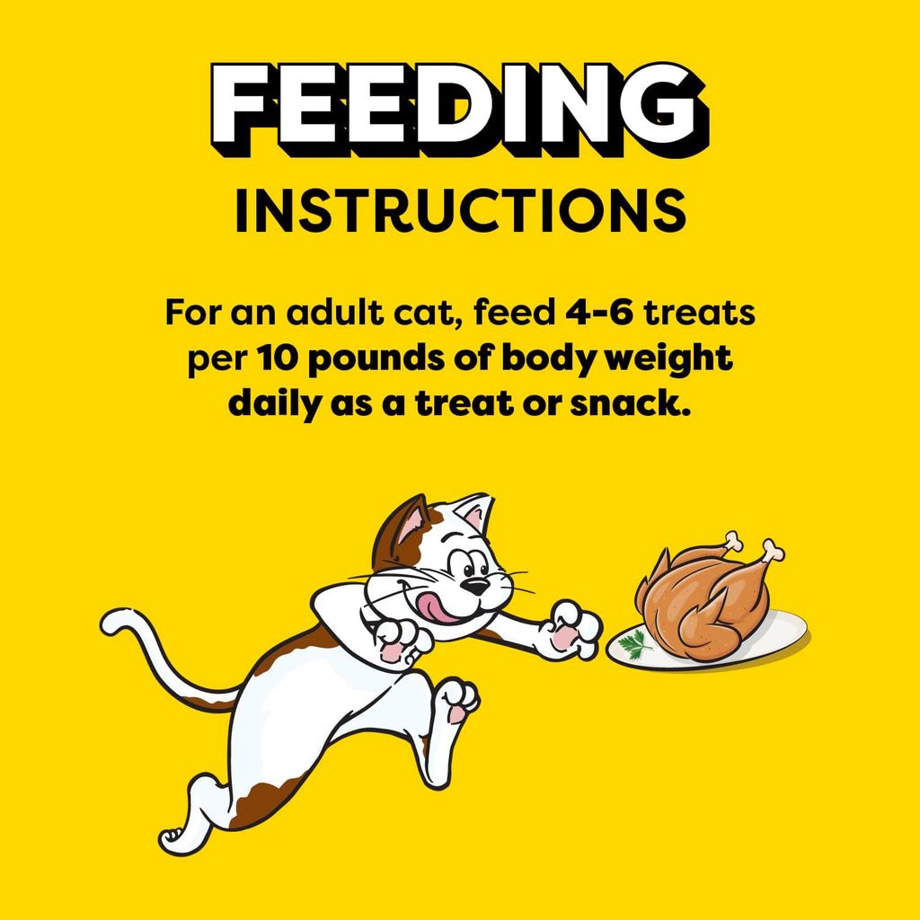 Temptations premium imported healthy cat treats on white background